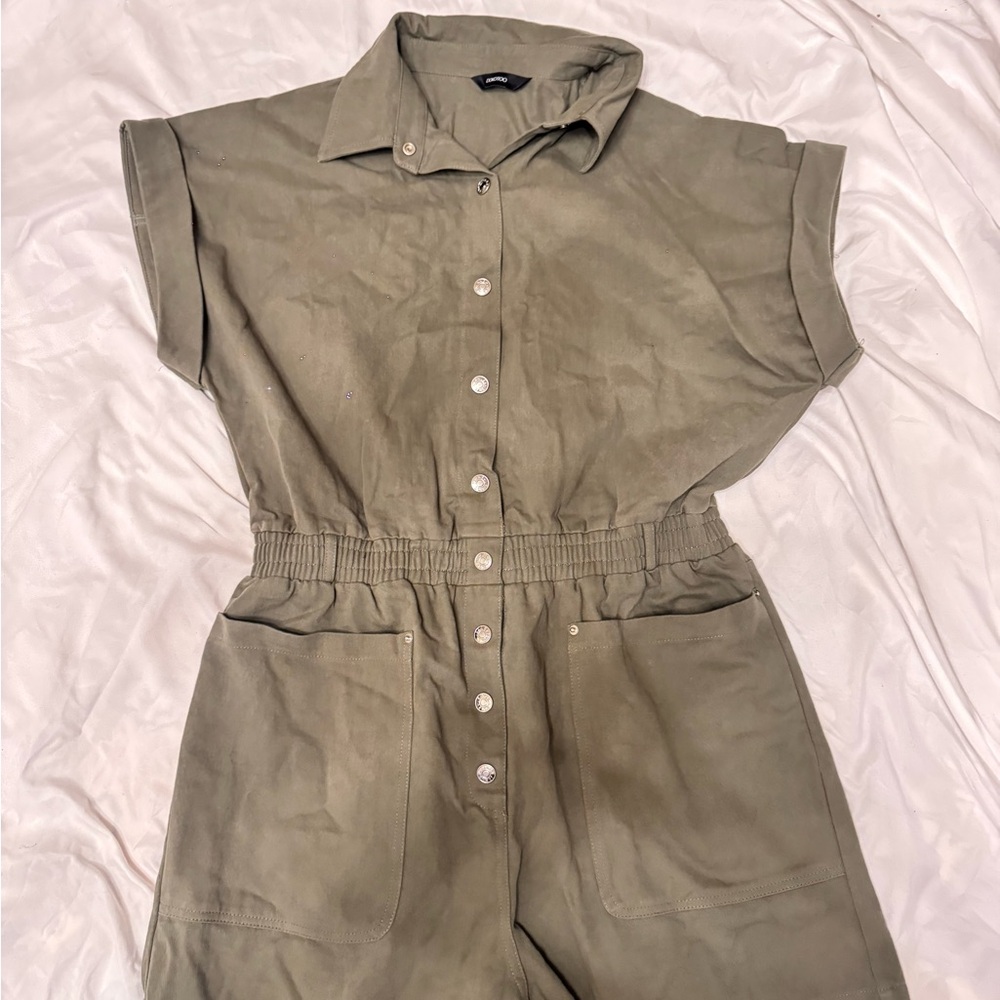 Olive Green Jumpsuit
